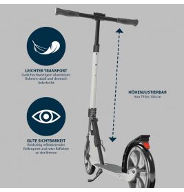 HUDORA BigWheel 205® ADV, ash