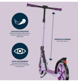 HUDORA BigWheel 205® ADV, lavender