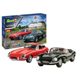 Gift Set Jaguar 100th Anniversary, Modellbausatz mit Basiszubehör