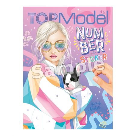 TopModel Number Sticker Fantasy