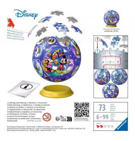 3D Puzzle Puzzle-Ball Disney Charaktere - 72 Teile - Puzzle-Ball für Disney-Fan