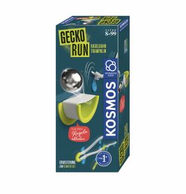 Kosmos Gecko Run Kugelbahn Trampolin Erweiterungsset, geeignet für Kinder und Erwachsene ab 8 Jahren.