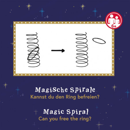 MAGIC SHOW Trick 3 Magische Spirale Trick 3 von 18 ab 6 Jahren.