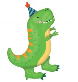 SuperShape Dino-Mite Party Folienballon P35 verpackt 66 cm x 86 cm inkl. Helium