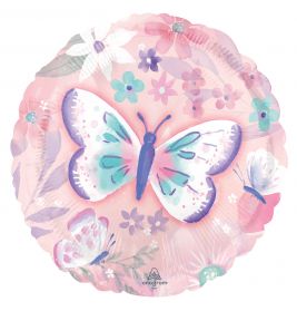 Flutter Folienballon rund 43 cm inkl. Helium