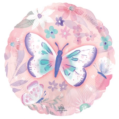 Flutter Folienballon rund 43 cm inkl. Helium