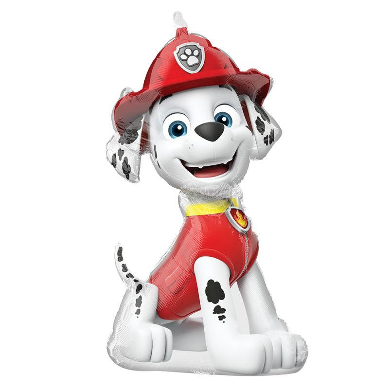 SuperShape Paw Patrol Marshall Folienballon P38 verpackt 84cm x 53cm inkl. Helium