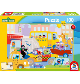 Puzzle 100 Teile Sesamstraße