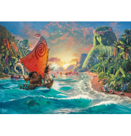 Puzzle 1000 Teile Kinkade Disney Vaiana Moana