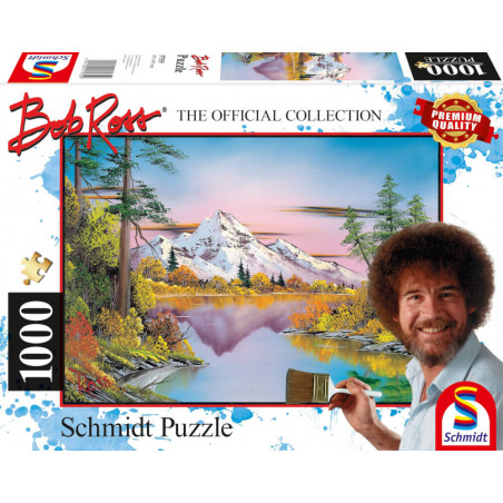 Puzzle 1000 Teile BOB ROSS Spiegelungen