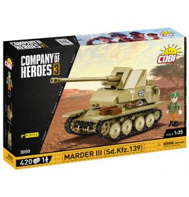 Cobi Marder III Bausatz, Company of Heroes 3 Edition, 420 Teile, Maßstab 1:35.