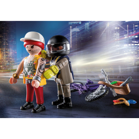PLAYMOBIL 71255 Starter Pack SEK und Juwelendieb