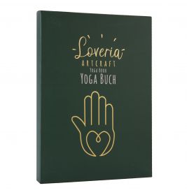 Loveria Yoga Notizbuch Buddha Hand Grün