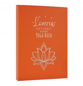 Loveria Yoga Notizbuch Lotusflower orange