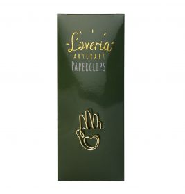 Loveria Yoga Clips (15 Stück) Buddha Hand grün