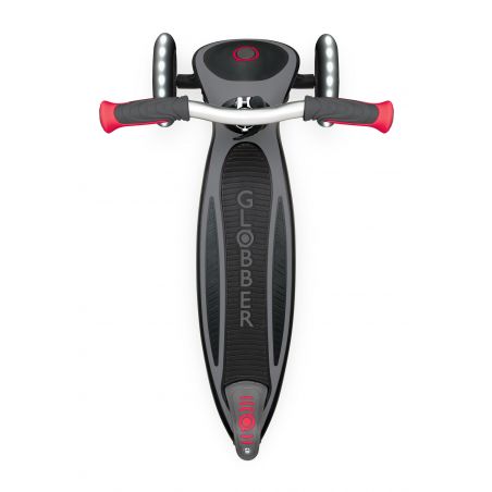 Globber Master lights schwarz/rot