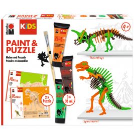 KiDS Little Artist Paint&Puzzle Dino