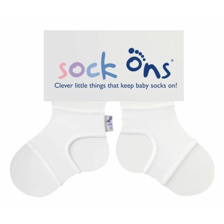 Sock Ons® Small 0-6m White (weiß)