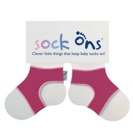 Sock Ons® Small 0-6m Fuchsia (pink)