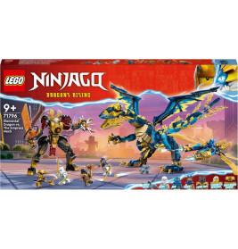 LEGO® NINJAGO 71796 Kaiserliches Mech-Duell gegen den Elementardrachen