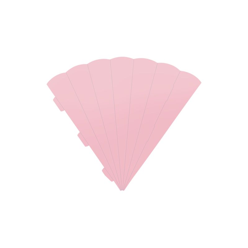 Schultüte eckig, 69 cm, rosa
