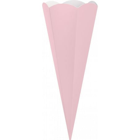 Schultüte eckig, 69 cm, rosa