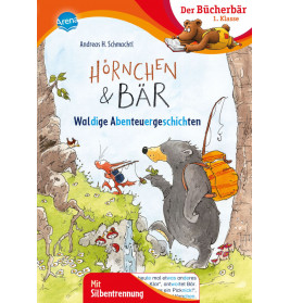 Themengeschichten mit Silbentrennung – Hörnchen & Bär – Waldige Abenteuergeschichten