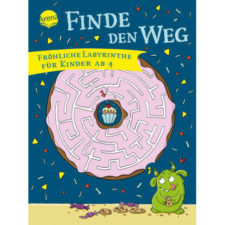 Finde den Weg – Fröhliche Labyrinthe für Kinder ab 4