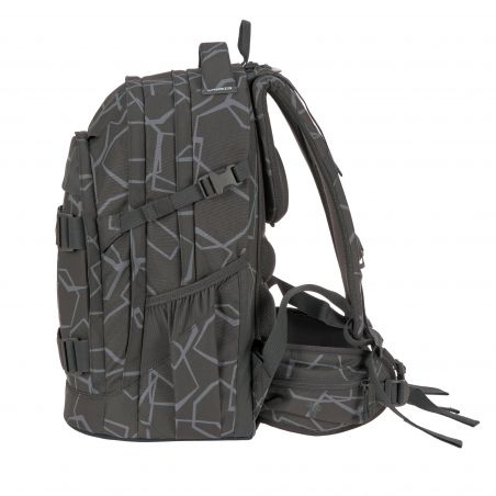 School Backpack Origin Bold Edges grey