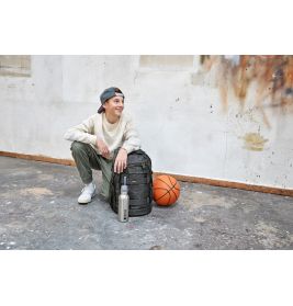 School Backpack Origin Bold Edges grey