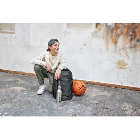 School Backpack Origin Bold Edges grey