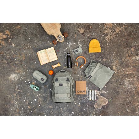 School Backpack Origin Bold Curve sage