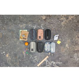 School Spacy Pencil Case Bold black