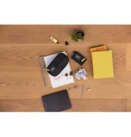 School Spacy Pencil Case Bold black