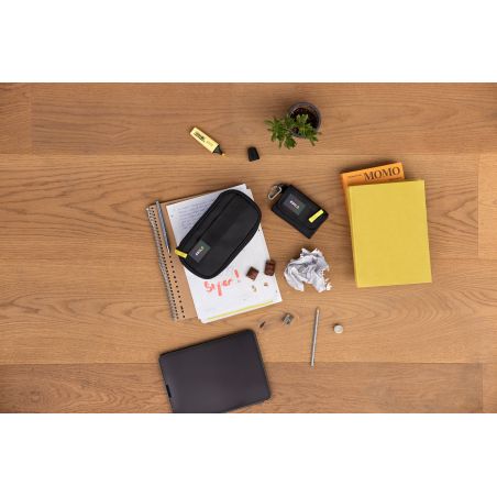 School Spacy Pencil Case Bold black