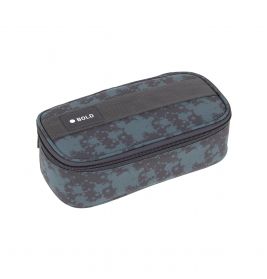 School Spacy Pencil Case Bold Spots blue