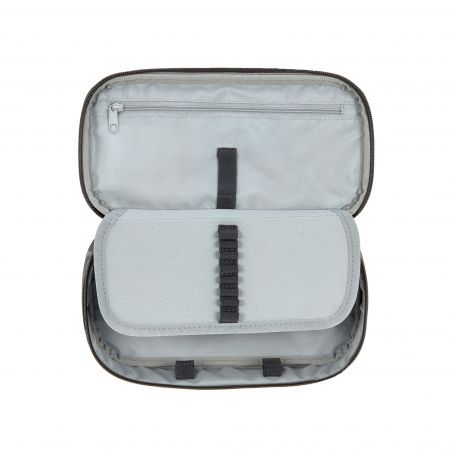 School Spacy Pencil Case Bold Edges grey