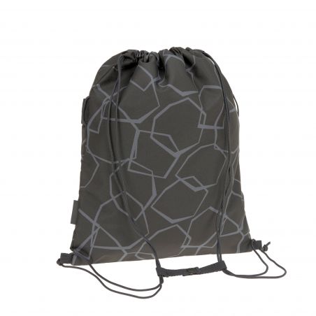 School String Bag Bold Edges grey