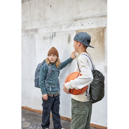 School String Bag Bold Edges grey
