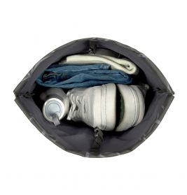 School String Bag Bold Edges grey