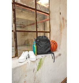 School String Bag Bold Edges grey