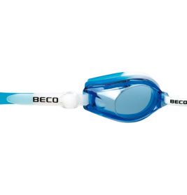 Profischwimmbrille weiss/blau