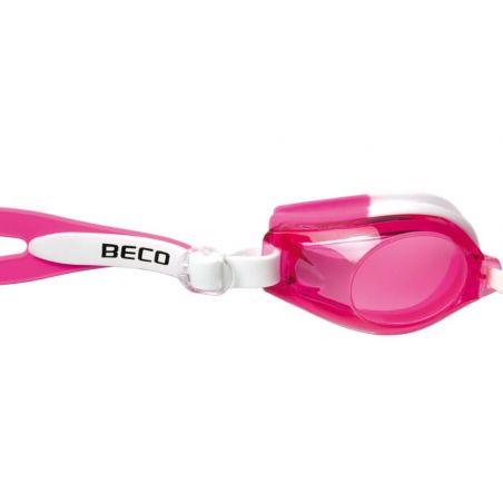 Profischwimmbrille weiss/pink