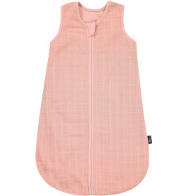 Mull-Schlafsack uni pink 100