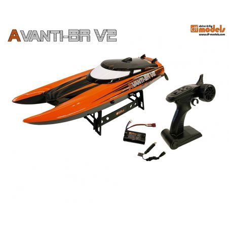 Avanti BR V2 Rennboot brushed RTR