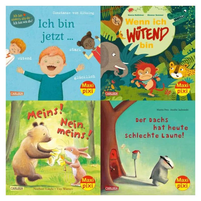 Maxi-Pixi 89: Glücklich, traurig, schlecht gelaunt (4x5 Exemplare) Maxi-Pixi 89: Glücklich, traurig, schlecht gelaunt (4x5 Exemplare)