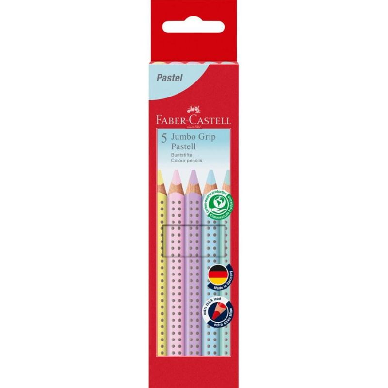 Buntstift Jumbo Grip Pastell 5er Etui