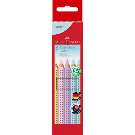 Buntstift Jumbo Grip Pastell 5er Etui
