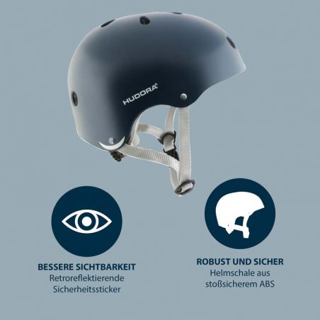 Skaterhelm, midnight, 56-60