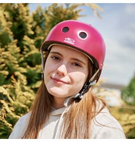 Skaterhelm, berry, 48-52